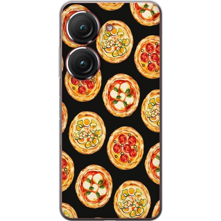 Mobildeksel til Asus Zenfone 9 med Pizza motiv i gruppen SMARTTELEFON & NETTBRETT / Mobilbeskyttelse / Asus hos TP E-commerce Nordic AB (A52065)