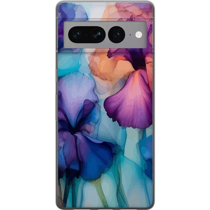 Mobildeksel til Google Pixel 7 Pro med Magiske blomster motiv i gruppen SMARTTELEFON & NETTBRETT / Mobilbeskyttelse / Google hos TP E-commerce Nordic AB (A52271)