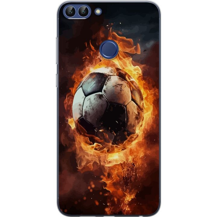 Mobildeksel til Huawei P smart med Fotball motiv i gruppen SMARTTELEFON & NETTBRETT / Mobilbeskyttelse / Huawei/Honor hos TP E-commerce Nordic AB (A52667)