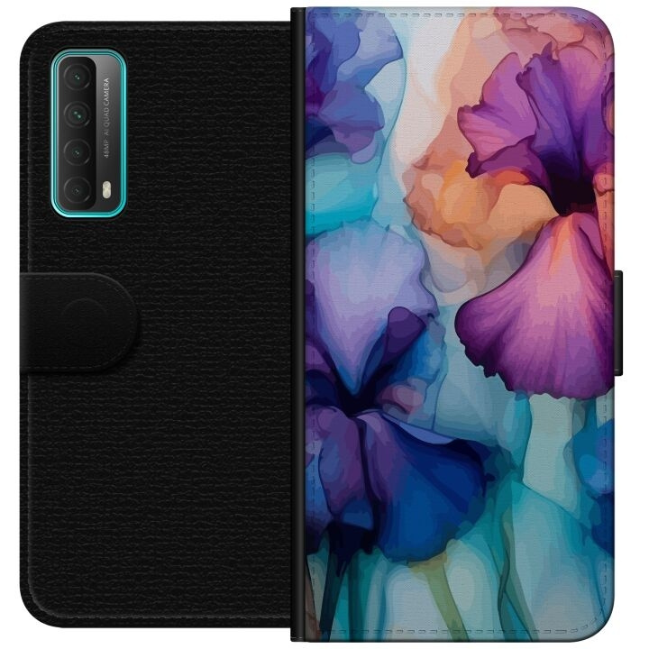 Lommeboketui til Huawei P smart 2021 med Magiske blomster motiv i gruppen SMARTTELEFON & NETTBRETT / Mobilbeskyttelse / Huawei/Honor hos TP E-commerce Nordic AB (A52676)