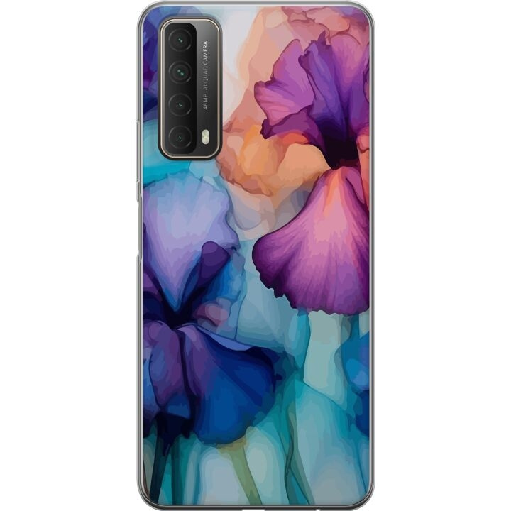 Mobildeksel til Huawei P smart 2021 med Magiske blomster motiv i gruppen SMARTTELEFON & NETTBRETT / Mobilbeskyttelse / Huawei/Honor hos TP E-commerce Nordic AB (A52703)