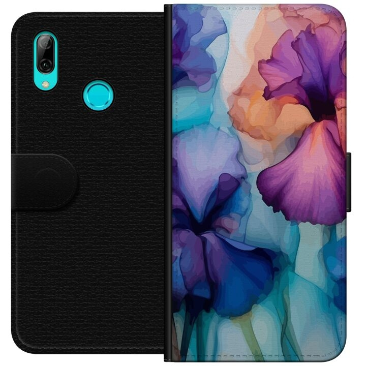 Lommeboketui til Huawei P smart 2019 med Magiske blomster motiv i gruppen SMARTTELEFON & NETTBRETT / Mobilbeskyttelse / Huawei/Honor hos TP E-commerce Nordic AB (A52730)