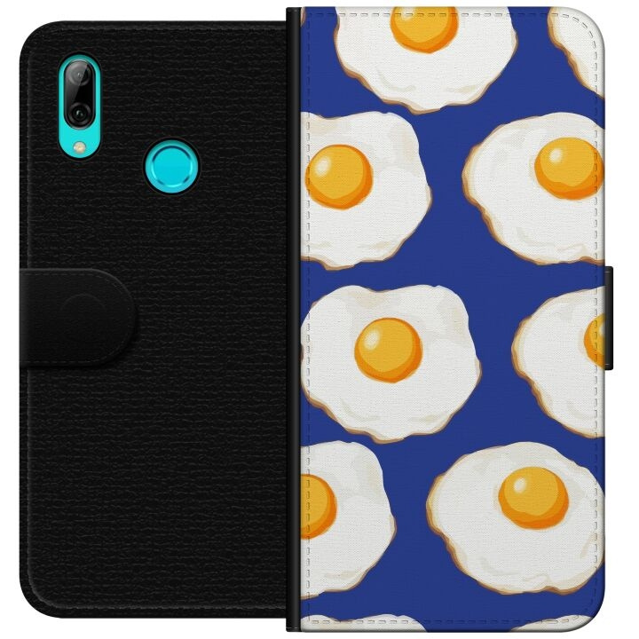 Lommeboketui til Huawei P smart 2019 med Stekte egg motiv i gruppen SMARTTELEFON & NETTBRETT / Mobilbeskyttelse / Huawei/Honor hos TP E-commerce Nordic AB (A52733)