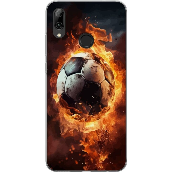 Mobildeksel til Huawei P smart 2019 med Fotball motiv i gruppen SMARTTELEFON & NETTBRETT / Mobilbeskyttelse / Huawei/Honor hos TP E-commerce Nordic AB (A52775)