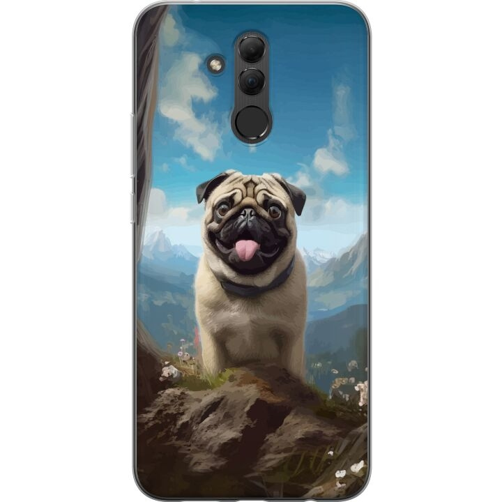 Mobildeksel til Huawei Mate 20 lite med Glad Hund motiv i gruppen SMARTTELEFON & NETTBRETT / Mobilbeskyttelse / Huawei/Honor hos TP E-commerce Nordic AB (A52799)