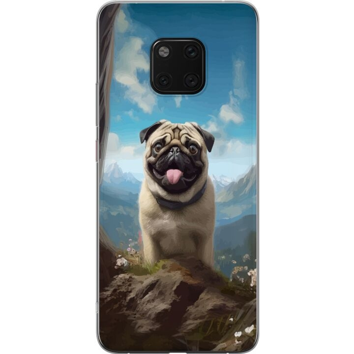 Mobildeksel til Huawei Mate 20 Pro med Glad Hund motiv i gruppen SMARTTELEFON & NETTBRETT / Mobilbeskyttelse / Huawei/Honor hos TP E-commerce Nordic AB (A52853)