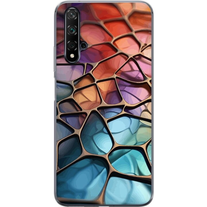 Mobildeksel til Huawei nova 5T med Metalliskt mønster motiv i gruppen SMARTTELEFON & NETTBRETT / Mobilbeskyttelse / Huawei/Honor hos TP E-commerce Nordic AB (A52926)