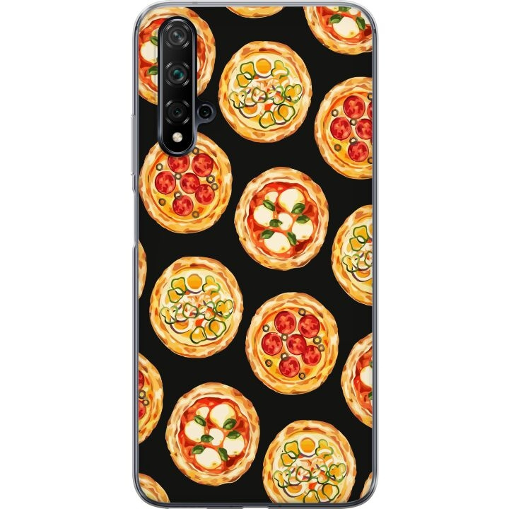 Mobildeksel til Huawei nova 5T med Pizza motiv i gruppen SMARTTELEFON & NETTBRETT / Mobilbeskyttelse / Huawei/Honor hos TP E-commerce Nordic AB (A52929)