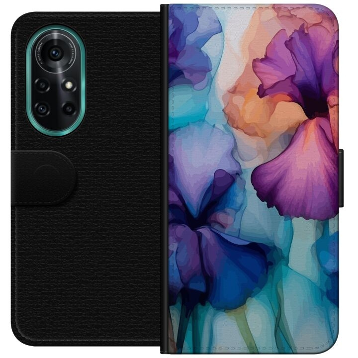 Lommeboketui til Huawei nova 8 Pro med Magiske blomster motiv i gruppen SMARTTELEFON & NETTBRETT / Mobilbeskyttelse / Huawei/Honor hos TP E-commerce Nordic AB (A52946)