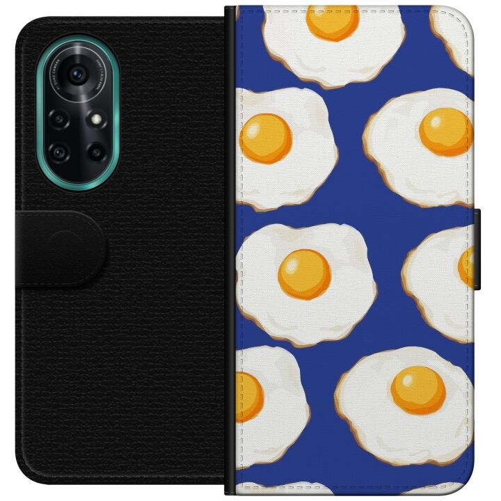 Lommeboketui til Huawei nova 8 Pro med Stekte egg motiv i gruppen SMARTTELEFON & NETTBRETT / Mobilbeskyttelse / Huawei/Honor hos TP E-commerce Nordic AB (A52949)