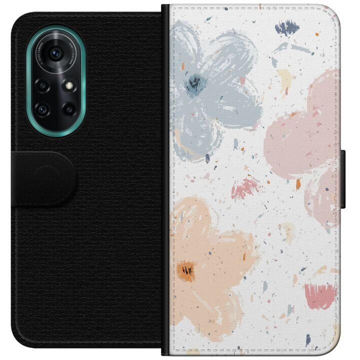 Lommeboketui til Huawei nova 8 Pro med Blomster motiv i gruppen SMARTTELEFON & NETTBRETT / Mobilbeskyttelse / Huawei/Honor hos TP E-commerce Nordic AB (A52955)