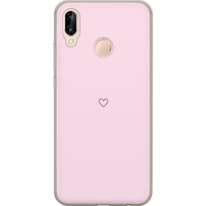 Mobildeksel til Huawei P20 lite med Hjerte motiv i gruppen SMARTTELEFON & NETTBRETT / Mobilbeskyttelse / Huawei/Honor hos TP E-commerce Nordic AB (A53097)