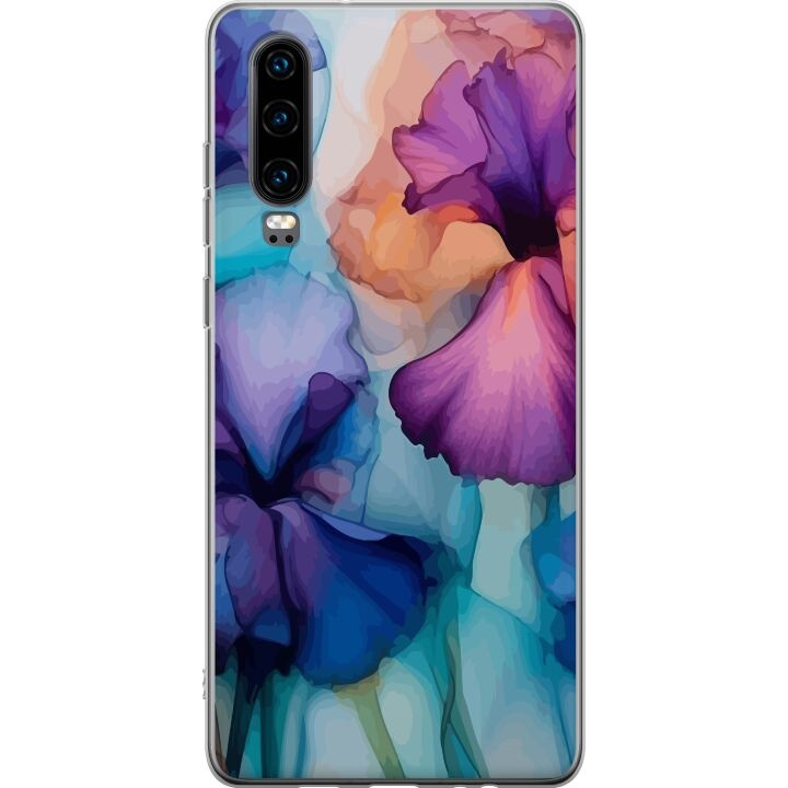 Mobildeksel til Huawei P30 med Magiske blomster motiv i gruppen SMARTTELEFON & NETTBRETT / Mobilbeskyttelse / Huawei/Honor hos TP E-commerce Nordic AB (A53189)