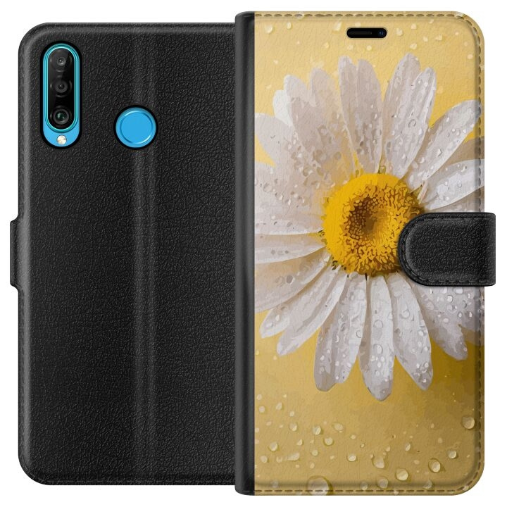 Lommeboketui til Huawei P30 lite med Porselensblomst motiv i gruppen SMARTTELEFON & NETTBRETT / Mobilbeskyttelse / Huawei/Honor hos TP E-commerce Nordic AB (A53213)