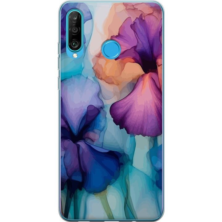 Mobildeksel til Huawei P30 lite med Magiske blomster motiv i gruppen SMARTTELEFON & NETTBRETT / Mobilbeskyttelse / Huawei/Honor hos TP E-commerce Nordic AB (A53243)