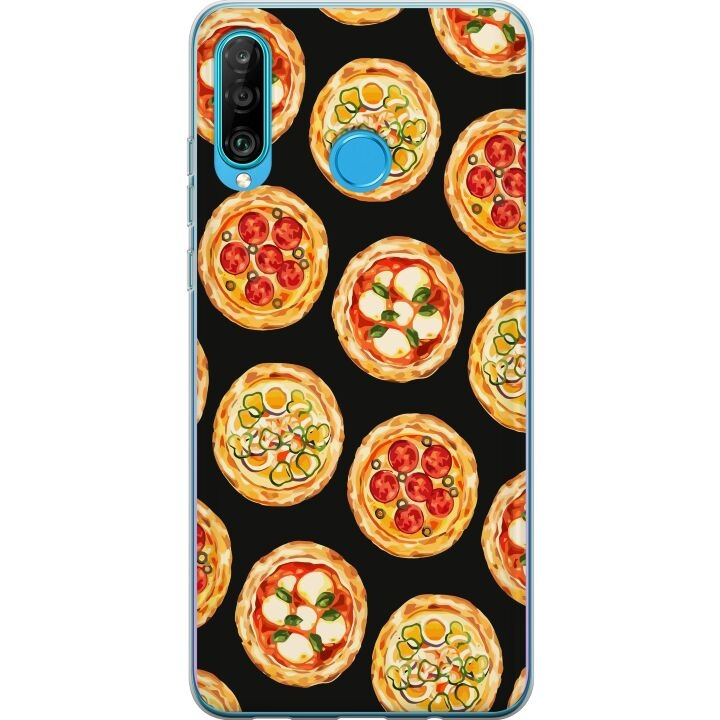 Mobildeksel til Huawei P30 lite med Pizza motiv i gruppen SMARTTELEFON & NETTBRETT / Mobilbeskyttelse / Huawei/Honor hos TP E-commerce Nordic AB (A53253)