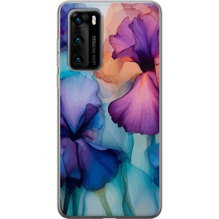 Mobildeksel til Huawei P40 med Magiske blomster motiv i gruppen SMARTTELEFON & NETTBRETT / Mobilbeskyttelse / Huawei/Honor hos TP E-commerce Nordic AB (A53351)