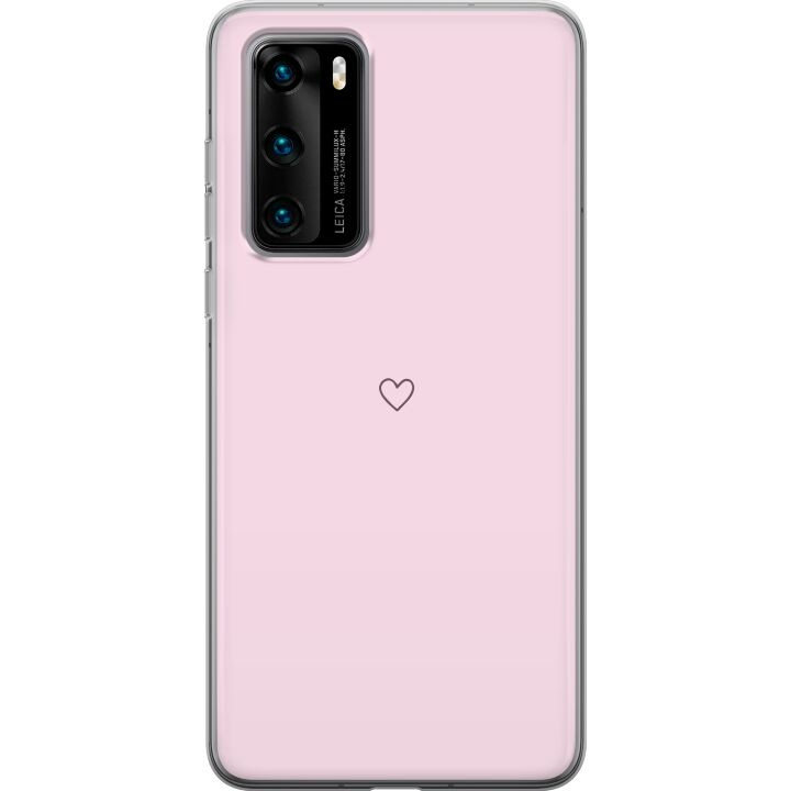 Mobildeksel til Huawei P40 med Hjerte motiv i gruppen SMARTTELEFON & NETTBRETT / Mobilbeskyttelse / Huawei/Honor hos TP E-commerce Nordic AB (A53367)