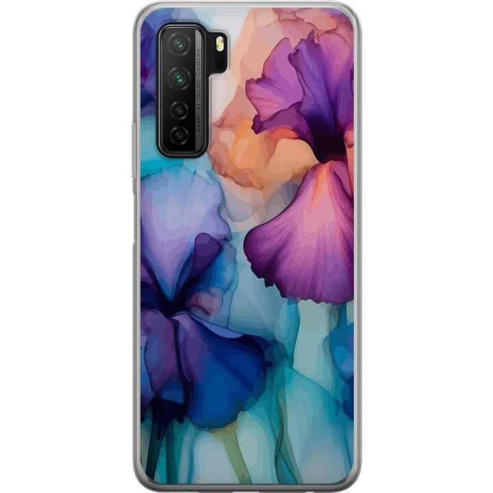 Mobildeksel til Huawei P40 lite 5G med Magiske blomster motiv i gruppen SMARTTELEFON & NETTBRETT / Mobilbeskyttelse / Huawei/Honor hos TP E-commerce Nordic AB (A53432)