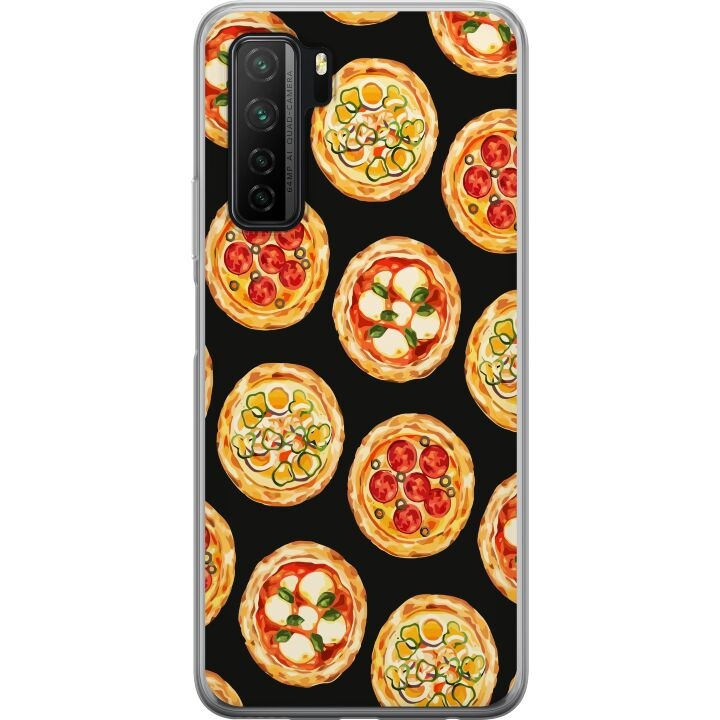 Mobildeksel til Huawei P40 lite 5G med Pizza motiv i gruppen SMARTTELEFON & NETTBRETT / Mobilbeskyttelse / Huawei/Honor hos TP E-commerce Nordic AB (A53442)