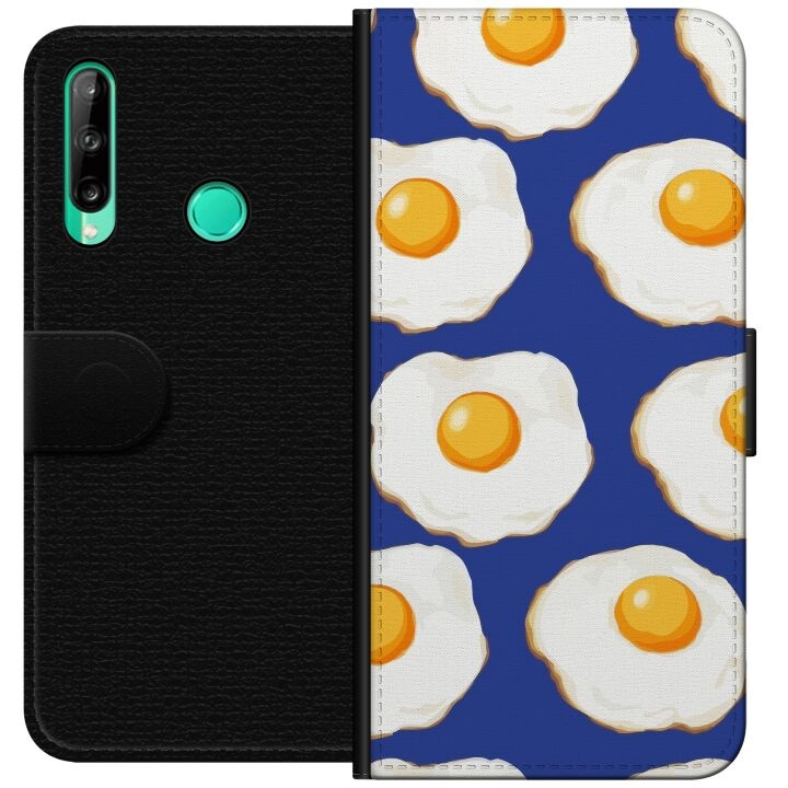 Lommeboketui til Huawei P40 lite E med Stekte egg motiv i gruppen SMARTTELEFON & NETTBRETT / Mobilbeskyttelse / Huawei/Honor hos TP E-commerce Nordic AB (A53462)