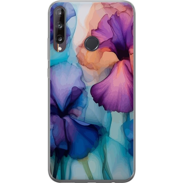 Mobildeksel til Huawei P40 lite E med Magiske blomster motiv i gruppen SMARTTELEFON & NETTBRETT / Mobilbeskyttelse / Huawei/Honor hos TP E-commerce Nordic AB (A53486)