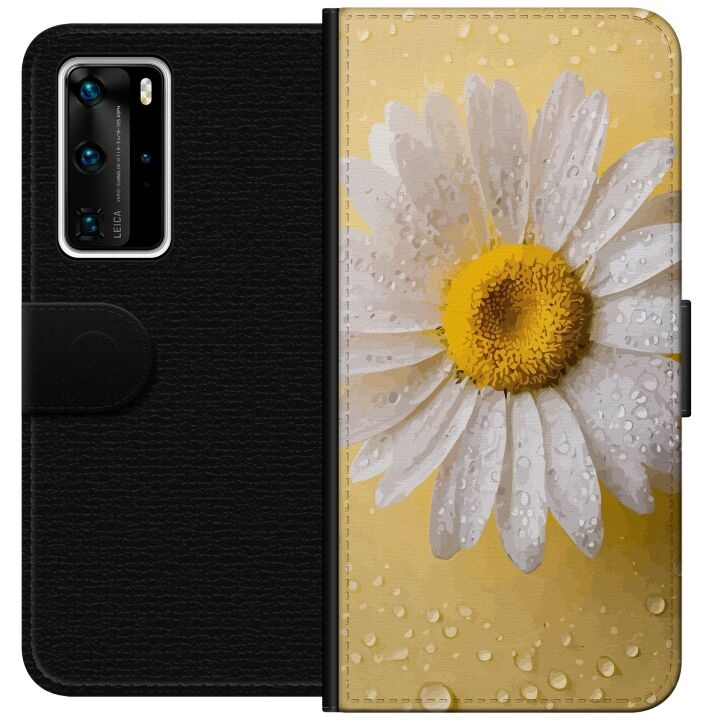 Lommeboketui til Huawei P40 Pro med Porselensblomst motiv i gruppen SMARTTELEFON & NETTBRETT / Mobilbeskyttelse / Huawei/Honor hos TP E-commerce Nordic AB (A53510)