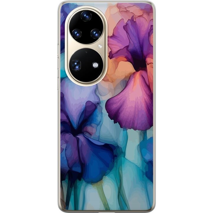 Mobildeksel til Huawei P50 Pro med Magiske blomster motiv i gruppen SMARTTELEFON & NETTBRETT / Mobilbeskyttelse / Huawei/Honor hos TP E-commerce Nordic AB (A53567)