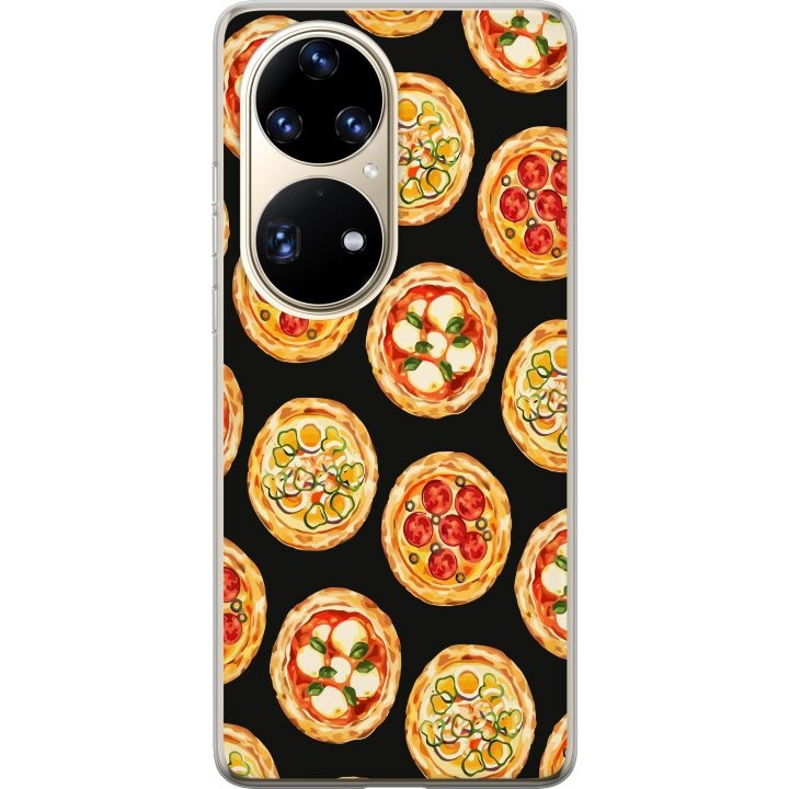 Mobildeksel til Huawei P50 Pro med Pizza motiv i gruppen SMARTTELEFON & NETTBRETT / Mobilbeskyttelse / Huawei/Honor hos TP E-commerce Nordic AB (A53577)