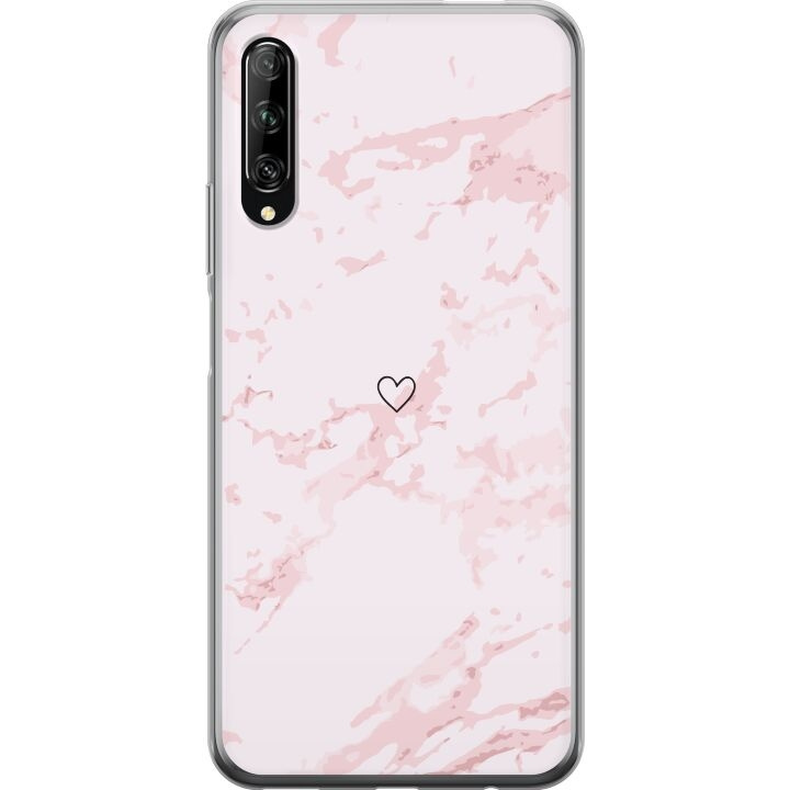 Mobildeksel til Huawei P smart Pro 2019 med Rosa Hjerte motiv i gruppen SMARTTELEFON & NETTBRETT / Mobilbeskyttelse / Huawei/Honor hos TP E-commerce Nordic AB (A53640)