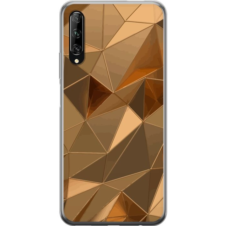 Mobildeksel til Huawei P smart Pro 2019 med 3D Gull motiv i gruppen SMARTTELEFON & NETTBRETT / Mobilbeskyttelse / Huawei/Honor hos TP E-commerce Nordic AB (A53641)