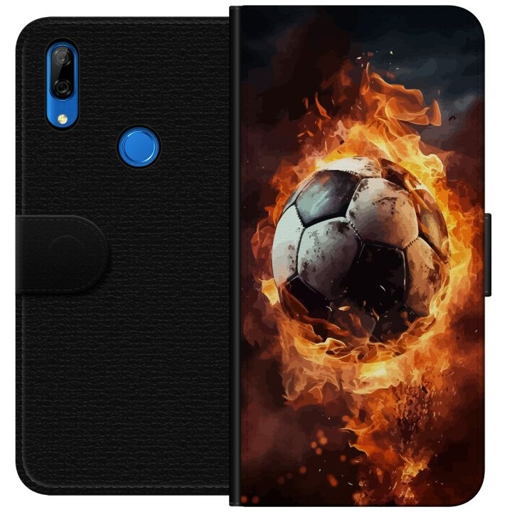 Lommeboketui til Huawei P Smart Z med Fotball motiv i gruppen SMARTTELEFON & NETTBRETT / Mobilbeskyttelse / Huawei/Honor hos TP E-commerce Nordic AB (A53665)