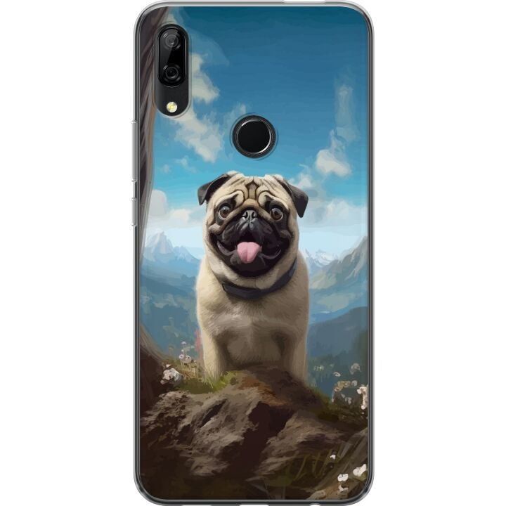 Mobildeksel til Huawei P Smart Z med Glad Hund motiv i gruppen SMARTTELEFON & NETTBRETT / Mobilbeskyttelse / Huawei/Honor hos TP E-commerce Nordic AB (A53689)