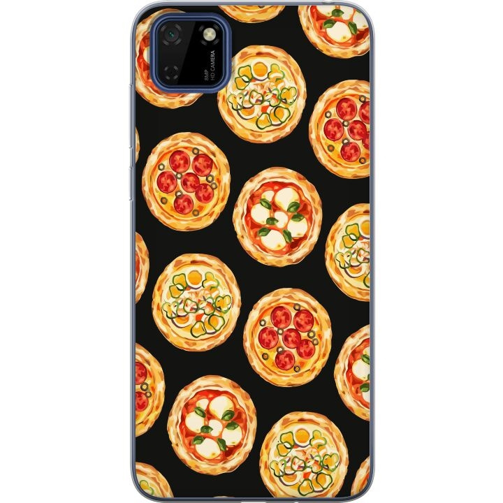 Mobildeksel til Huawei Y5p med Pizza motiv i gruppen SMARTTELEFON & NETTBRETT / Mobilbeskyttelse / Huawei/Honor hos TP E-commerce Nordic AB (A53710)