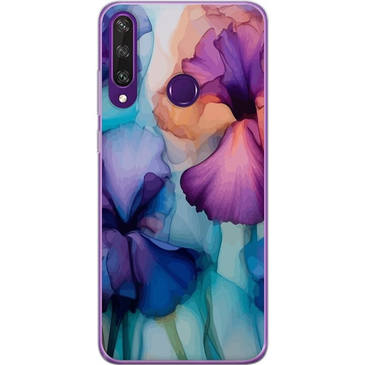 Mobildeksel til Huawei Y6p med Magiske blomster motiv i gruppen SMARTTELEFON & NETTBRETT / Mobilbeskyttelse / Huawei/Honor hos TP E-commerce Nordic AB (A53833)