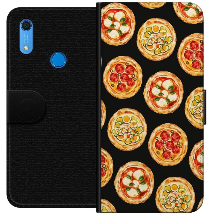 Lommeboketui til Huawei Y6s (2019) med Pizza motiv i gruppen SMARTTELEFON & NETTBRETT / Mobilbeskyttelse / Huawei/Honor hos TP E-commerce Nordic AB (A53895)