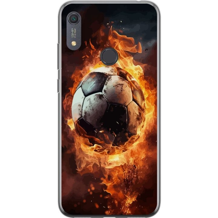 Mobildeksel til Huawei Y6s (2019) med Fotball motiv i gruppen SMARTTELEFON & NETTBRETT / Mobilbeskyttelse / Huawei/Honor hos TP E-commerce Nordic AB (A53930)