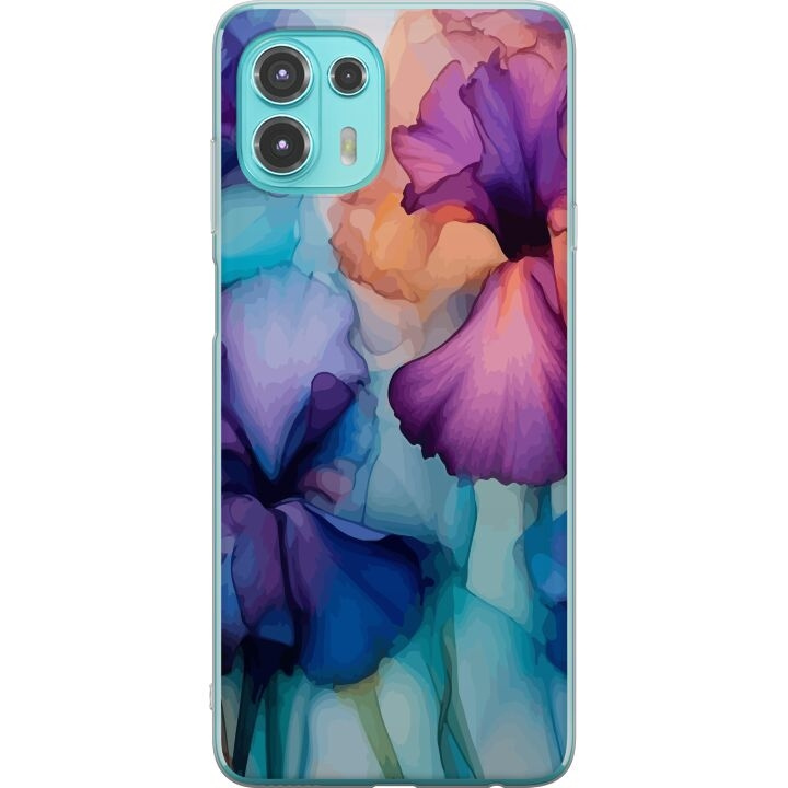 Mobildeksel til Motorola Edge 20 Lite med Magiske blomster motiv i gruppen SMARTTELEFON & NETTBRETT / Mobilbeskyttelse / Motorola hos TP E-commerce Nordic AB (A54020)