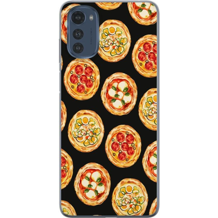 Mobildeksel til Motorola Moto E32s med Pizza motiv i gruppen SMARTTELEFON & NETTBRETT / Mobilbeskyttelse / Motorola hos TP E-commerce Nordic AB (A54273)