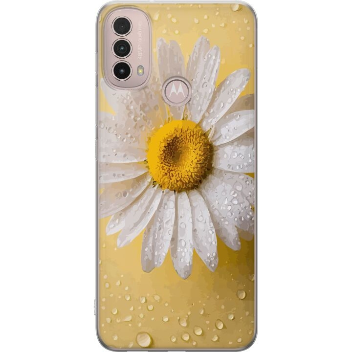 Mobildeksel til Motorola Moto E40 med Porselensblomst motiv i gruppen SMARTTELEFON & NETTBRETT / Mobilbeskyttelse / Motorola hos TP E-commerce Nordic AB (A54287)