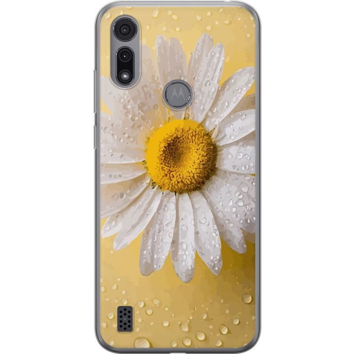 Mobildeksel til Motorola Moto E6i med Porselensblomst motiv i gruppen SMARTTELEFON & NETTBRETT / Mobilbeskyttelse / Motorola hos TP E-commerce Nordic AB (A54341)