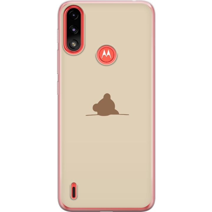 Mobildeksel til Motorola Moto E7 Power med Nalle motiv i gruppen SMARTTELEFON & NETTBRETT / Mobilbeskyttelse / Motorola hos TP E-commerce Nordic AB (A54469)