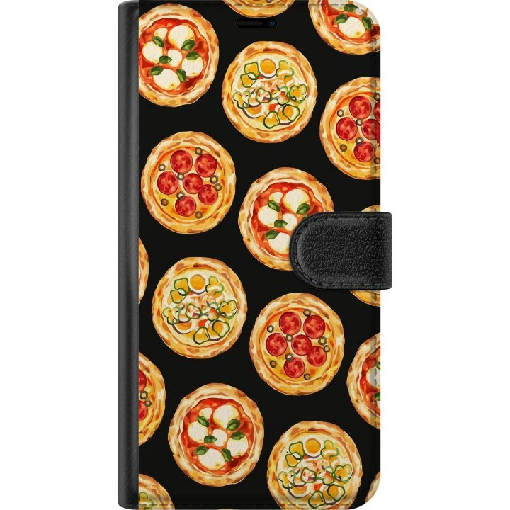 Lommeboketui til Motorola Edge 40 Neo med Pizza motiv i gruppen SMARTTELEFON & NETTBRETT / Mobilbeskyttelse / Motorola hos TP E-commerce Nordic AB (A54516)