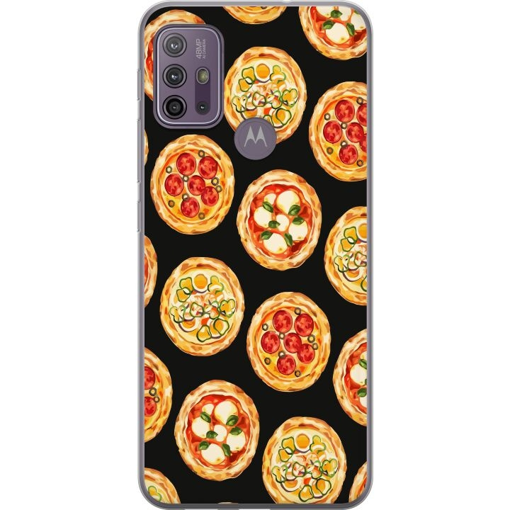 Mobildeksel til Motorola Moto G10 med Pizza motiv i gruppen SMARTTELEFON & NETTBRETT / Mobilbeskyttelse / Motorola hos TP E-commerce Nordic AB (A54597)