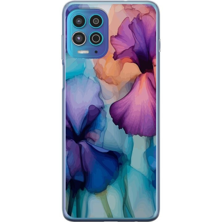 Mobildeksel til Motorola Moto G100 med Magiske blomster motiv i gruppen SMARTTELEFON & NETTBRETT / Mobilbeskyttelse / Motorola hos TP E-commerce Nordic AB (A54614)