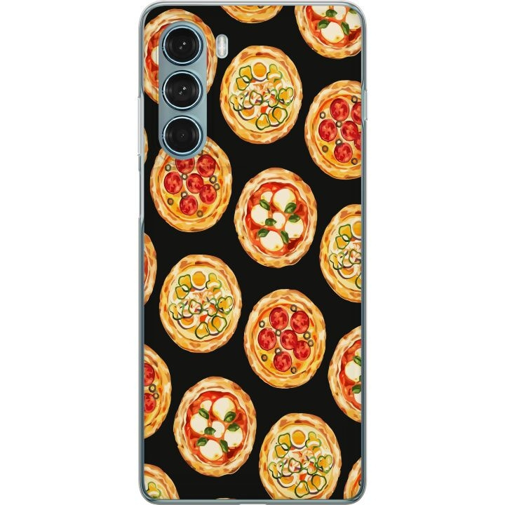 Mobildeksel til Motorola Moto G200 5G med Pizza motiv i gruppen SMARTTELEFON & NETTBRETT / Mobilbeskyttelse / Motorola hos TP E-commerce Nordic AB (A54732)