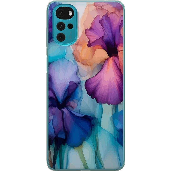 Mobildeksel til Motorola Moto G22 med Magiske blomster motiv i gruppen SMARTTELEFON & NETTBRETT / Mobilbeskyttelse / Motorola hos TP E-commerce Nordic AB (A54749)