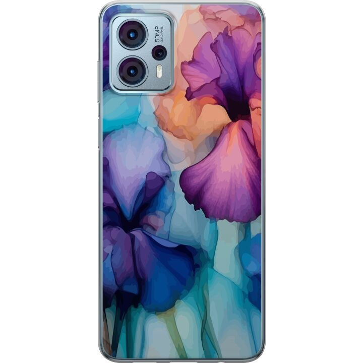 Mobildeksel til Motorola Moto G23 med Magiske blomster motiv i gruppen SMARTTELEFON & NETTBRETT / Mobilbeskyttelse / Motorola hos TP E-commerce Nordic AB (A54803)