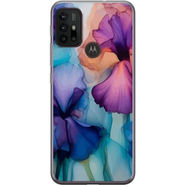 Mobildeksel til Motorola Moto G30 med Magiske blomster motiv i gruppen SMARTTELEFON & NETTBRETT / Mobilbeskyttelse / Motorola hos TP E-commerce Nordic AB (A54857)