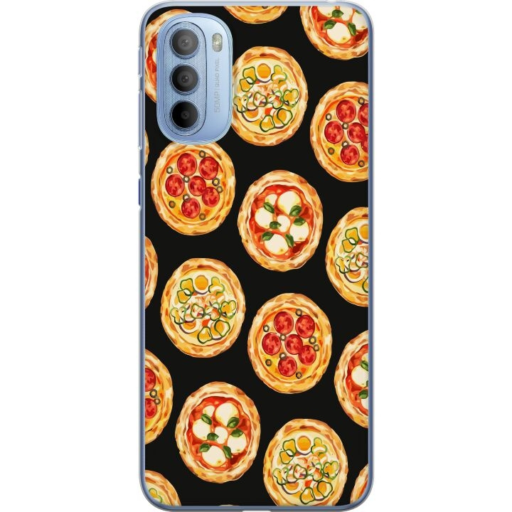 Mobildeksel til Motorola Moto G31 med Pizza motiv i gruppen SMARTTELEFON & NETTBRETT / Mobilbeskyttelse / Motorola hos TP E-commerce Nordic AB (A54921)